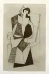 Picasso, Pablo , Woman in an armchair