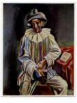 Picasso, Pablo , Pierot assis