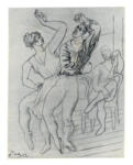 Picasso, Pablo , Nemtchinova and Felix rehearsing "Le Tricorne"