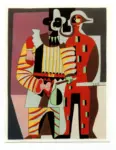 Picasso, Pablo , Pierrot et Arlequin