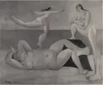 Picasso, Pablo , Tre bagnanti