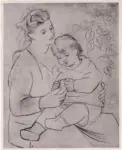 Picasso, Pablo , Madre e bambino