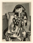 Picasso, Pablo , Arlequin au fauteuil