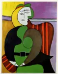 Picasso, Pablo , La poltrona rossa