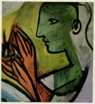 Picasso, Pablo , Gli amanti o Cupido e Psiche (particolare)