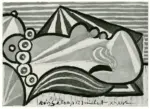 Picasso, Pablo , Testa di donna che dorme