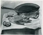 Picasso, Pablo , Natura morta con pesci