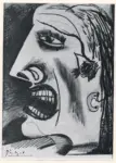 Picasso, Pablo , Femme hurlant sa Douleur