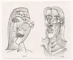 Picasso, Pablo , Due volti