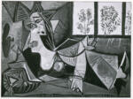 Fotografia Ferruzzi , Picasso, Pablo - sec. XX - Figura su un divano davanti alla finestra