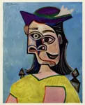 Picasso, Pablo , Giovane donna con la camicia gialla