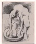Picasso, Pablo , Woman washing her feet