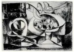 Picasso, Pablo , Nature morte au compotier