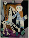 Picasso, Pablo , - Bambino con cavallo a dondolo