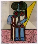 Picasso, Pablo , Donna in poltrona