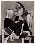 Picasso, Pablo , La donna con la sciarpa