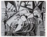 Picasso, Pablo , Femme nue devant le jardin