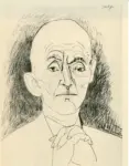 Picasso, Pablo , Ritratto di Daniel Henry Kahnweiler