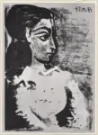 Picasso, Pablo , Buste de Femme au corsage blanc