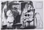 Picasso, Pablo , La conversation