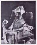 Picasso, Pablo , Femme au chien