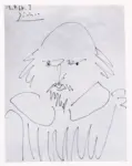 Picasso, Pablo , Ritratto di Shakespeare