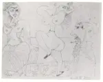 Picasso, Pablo , Deux danseuses et l'Oriental