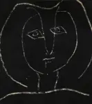 Picasso, Pablo , Madchenkopf