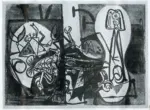 Picasso, Pablo , Homards et Poissons