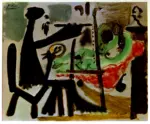 Picasso, Pablo , Il pittore e la modella