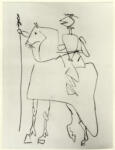 Anonimo , Picasso, Pablo - sec. XX - Cavaliere