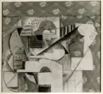 Rheinisches Bildarchiv , Picasso, Pablo - sec. XX - Chitarra e foglio di musica