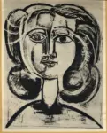 Picasso, Pablo , Volto di donna