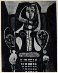 Picasso, Pablo , - Donna seduta