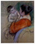 Cassatt, Mary , Mère et Bébé -