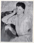 Cassatt, Mary , Jeune femme assise