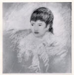 Cassatt, Mary , Fillette aux cheveux bruns