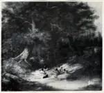 Krieghoff, Cornelius , Northwest Indians telling and Adventure -