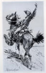 Anonimo , Remington, Frederick - sec. XIX - A Cowboy on Horseback