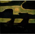 Ryder, Albert P. , Marina al chiar di luna