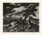 Anonimo , Benton, Thomas Hart - sec. XX - Grandinata