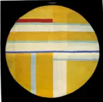 Bolotowsky, Ilya , Yellow Tondo -