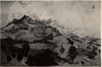 Anonimo , Davies, Arthur B. - sec. XX - Montagne umbre