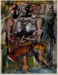Anonimo , De Kooning, Willem - sec. XX - Donna I