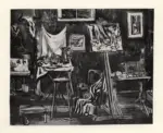 Frazer, James , Artist's Studio