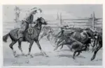 Gollings, Edward , A Calf Roper