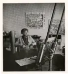 Marin, John , John Marin nel suo studio di New Jersey