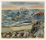 Marin, John , Boat, Sea and Rocks -
