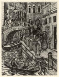 Prendergast, Maurice , Ponte a gradinate, Venezia