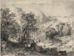 Anonimo , Calame, Alexandre - sec. XIX - Paesaggio